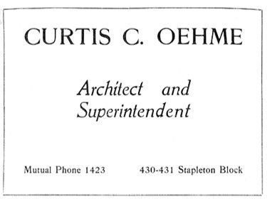 Oehme business card